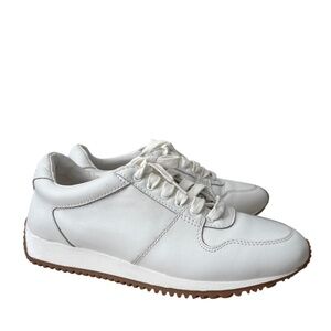 REBECCA MINKOFF Women's Leather White Sneakers Size US 7 Designer Comfort Active